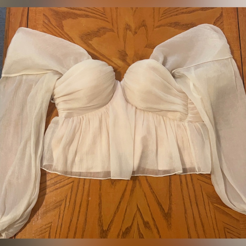 House of Harlow pink top